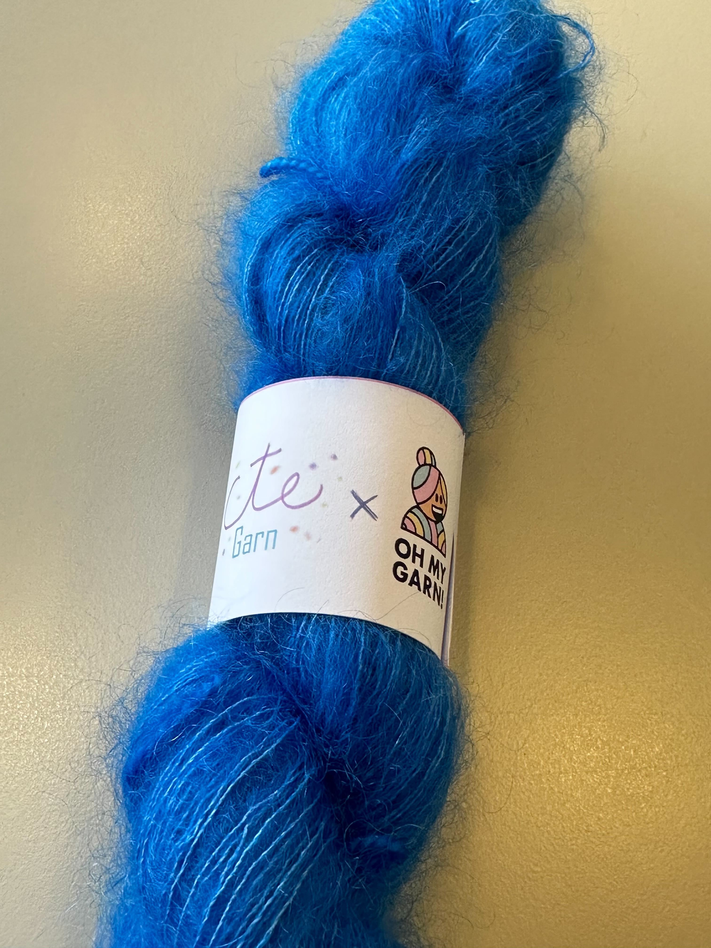 Blue Baby Silk Mohair 