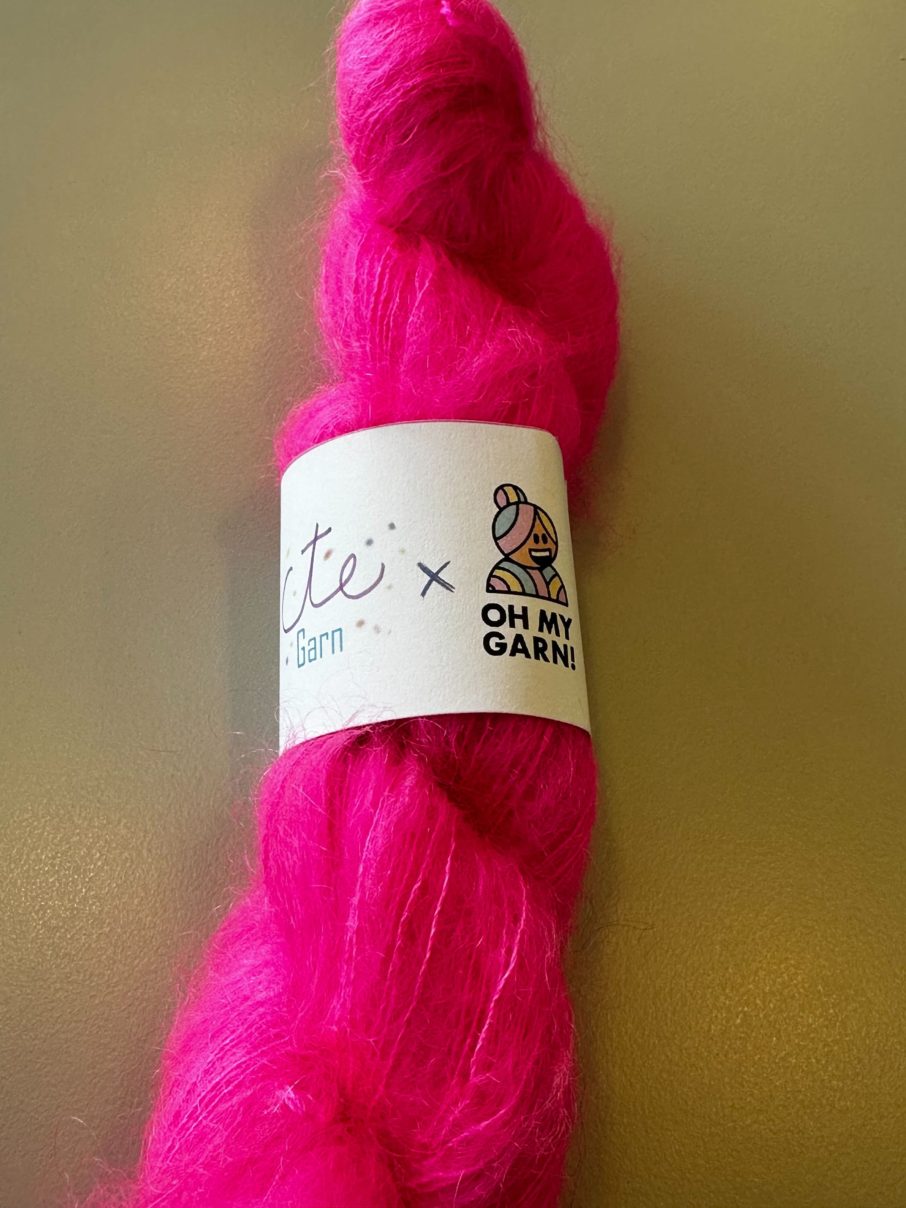 Pink Candy Silk Mohair 