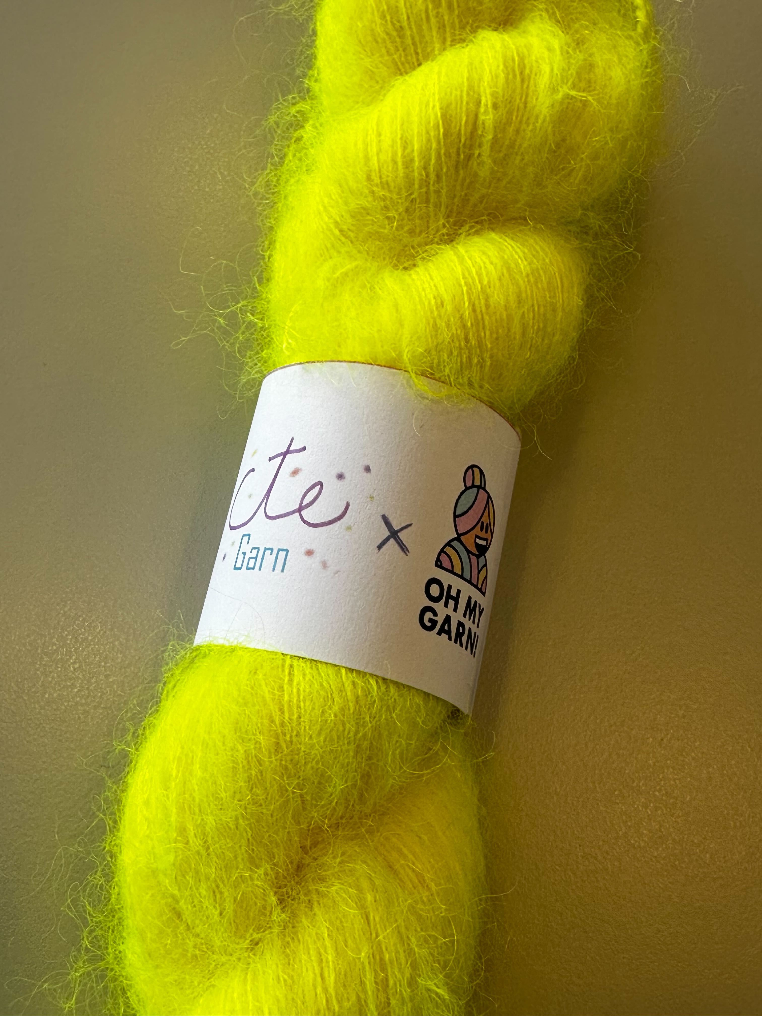 Fresh Lemon Silk Mohair 