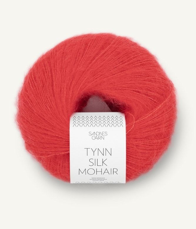 Tynn Silk Mohair Poppy 4008