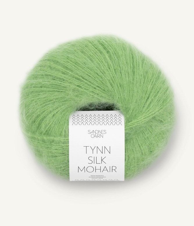 Tynn Silk Mohair Spring Green 8733